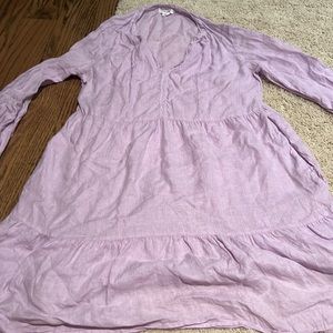 Velvet Light Purple Dress